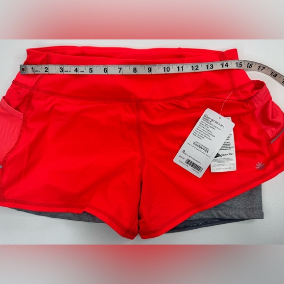 NWT Athleta Women's Ready Set Go 2 in 1 4” Athletic Shirts Womens Small - Picture 7 of 9